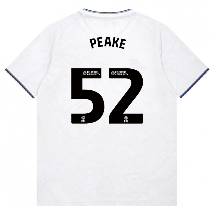 Danxen Niño Camiseta Lennon Peake #52 Borgoña Blanco 2ª Equipación 2026/27 La Camisa