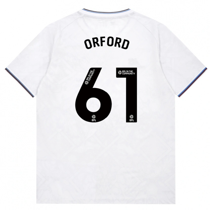 Danxen Niño Camiseta Lewis Orford #61 Borgoña Blanco 2ª Equipación 2026/27 La Camisa