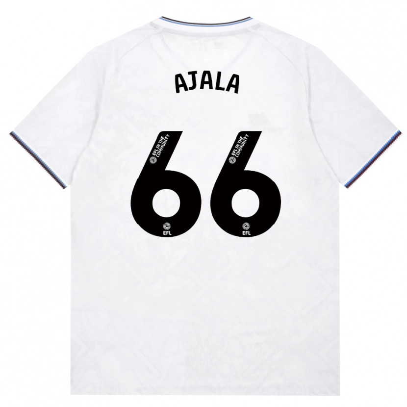 Danxen Niño Camiseta Joshua Ajala #66 Borgoña Blanco 2ª Equipación 2026/27 La Camisa