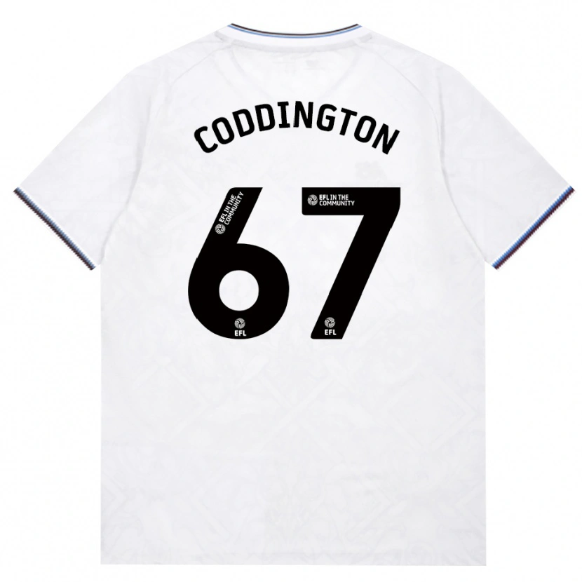 Danxen Niño Camiseta Remy Coddington #67 Borgoña Blanco 2ª Equipación 2026/27 La Camisa