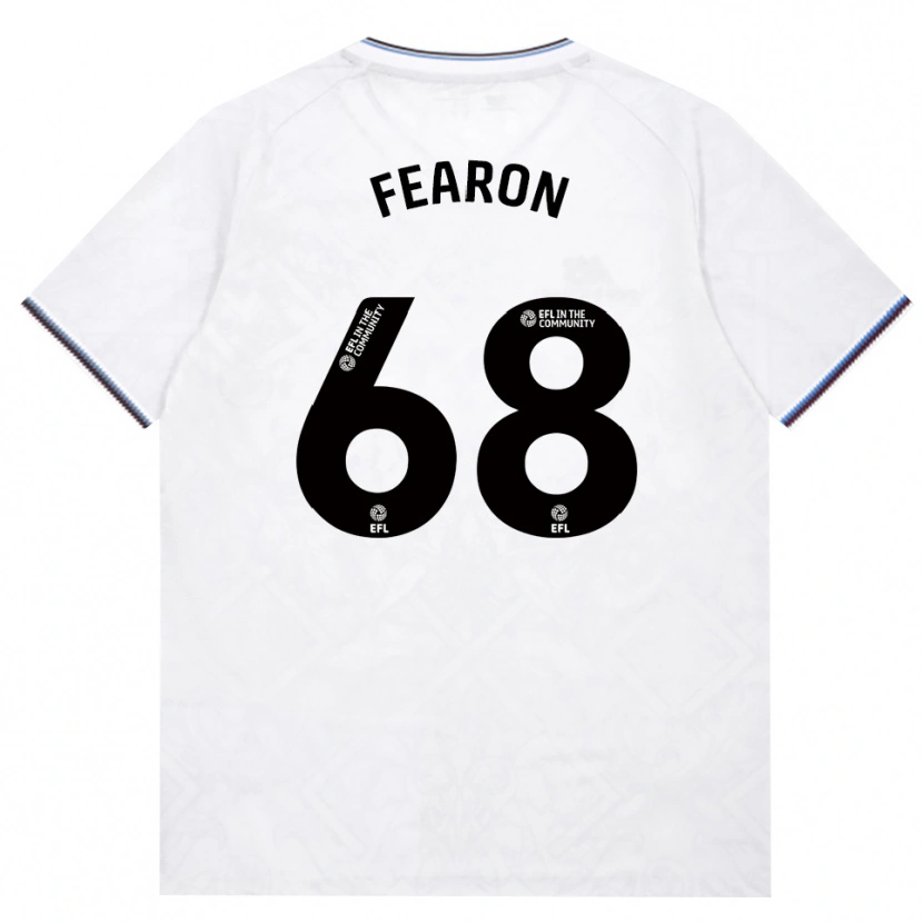 Danxen Niño Camiseta Preston Fearon #68 Borgoña Blanco 2ª Equipación 2026/27 La Camisa