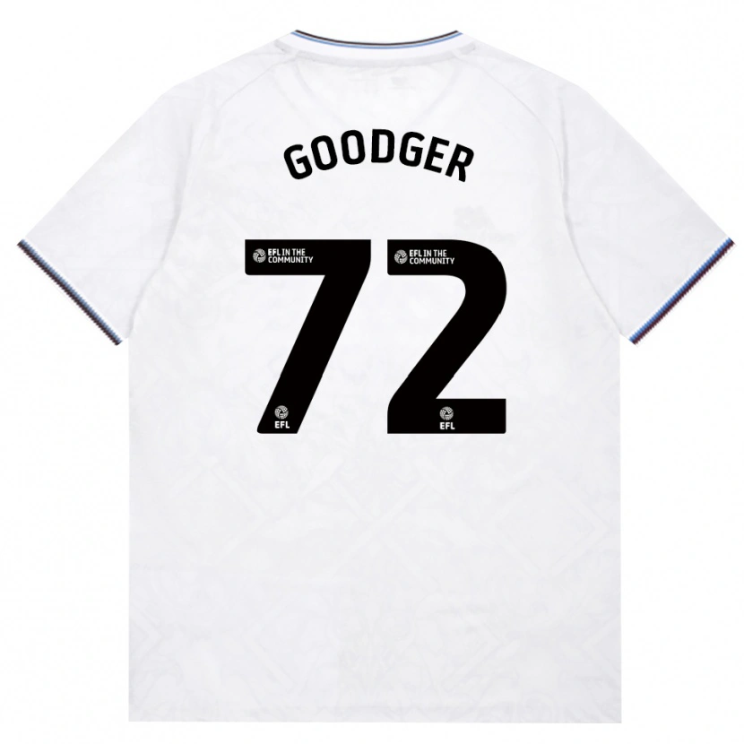 Danxen Niño Camiseta Tommy Goodger #72 Borgoña Blanco 2ª Equipación 2026/27 La Camisa