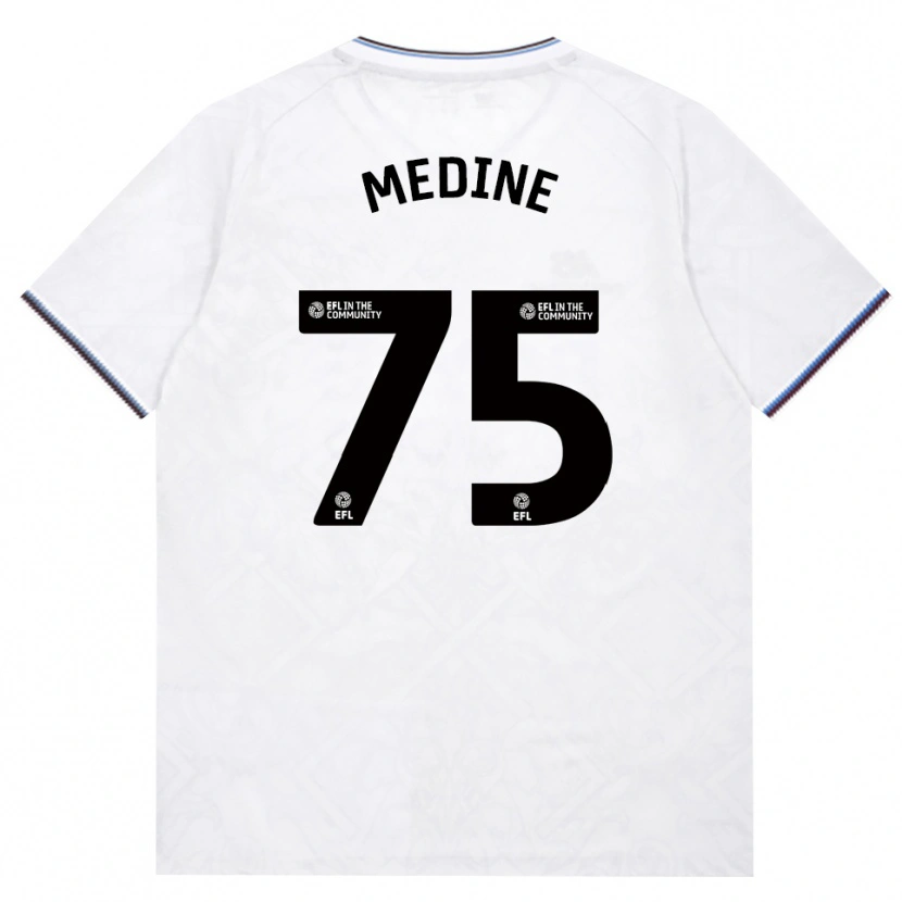 Danxen Niño Camiseta Jethro Medine #75 Borgoña Blanco 2ª Equipación 2026/27 La Camisa