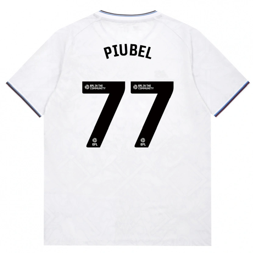 Danxen Niño Camiseta Seraina Piubel #77 Borgoña Blanco 2ª Equipación 2026/27 La Camisa