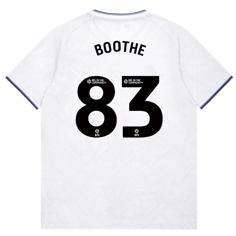 Danxen Niño Camiseta Sebastian Boothe #83 Borgoña Blanco 2ª Equipación 2026/27 La Camisa