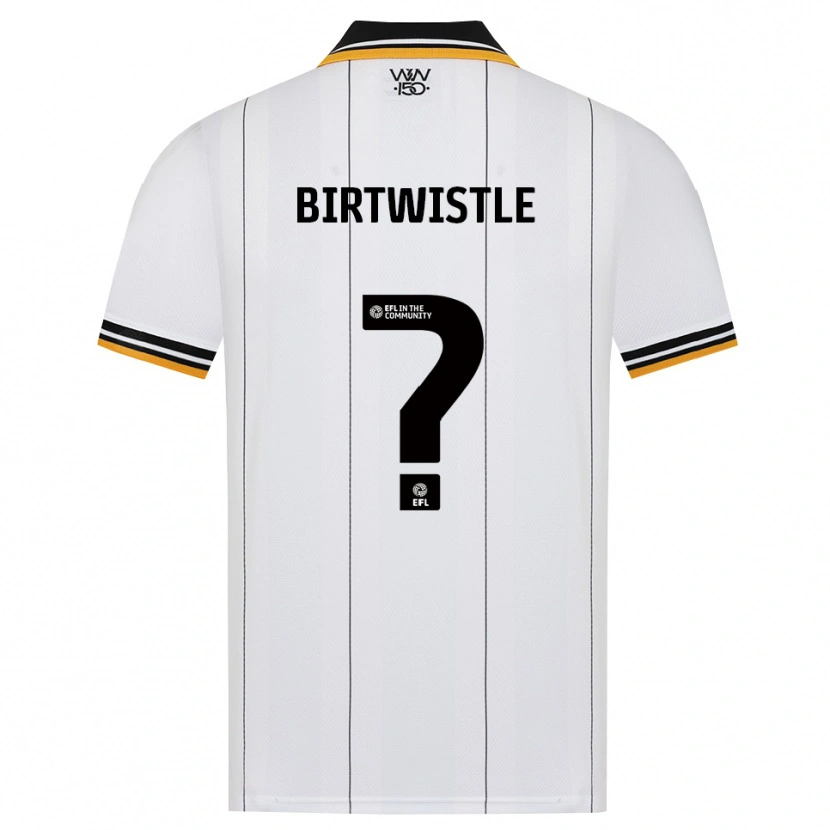 Danxen Niño Camiseta Harry Birtwistle #0 Naranja Blanco Negro 2ª Equipación 2026/27 La Camisa