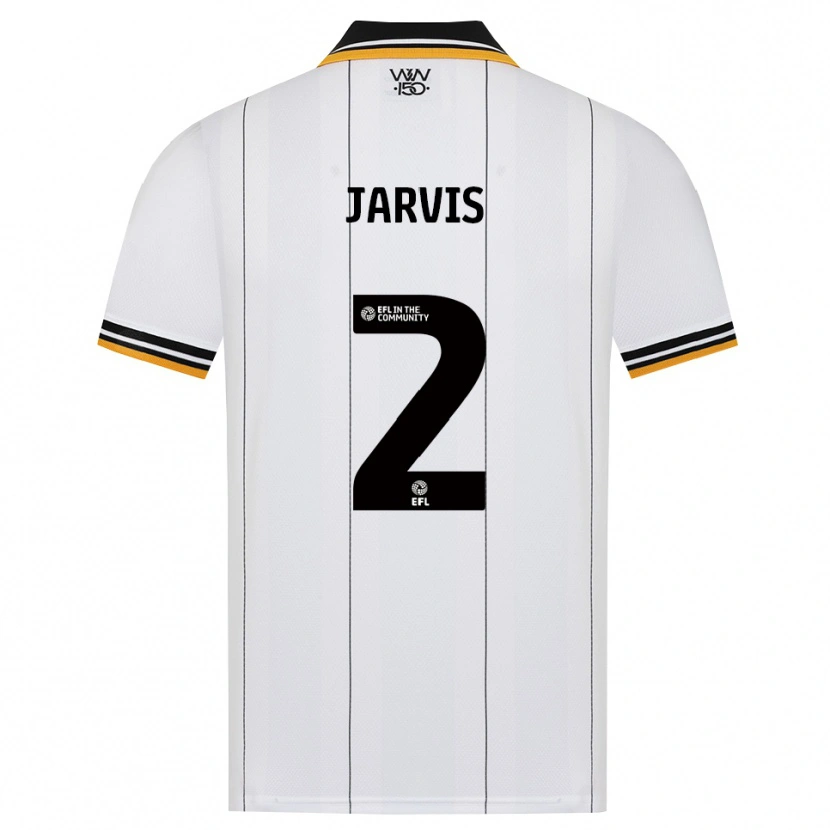 Danxen Niño Camiseta Ryan Jarvis #2 Naranja Blanco Negro 2ª Equipación 2026/27 La Camisa