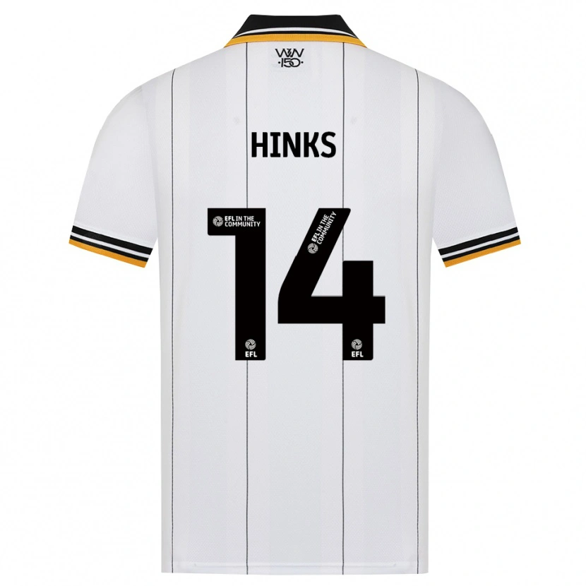Danxen Niño Camiseta Max Hinks #14 Naranja Blanco Negro 2ª Equipación 2026/27 La Camisa