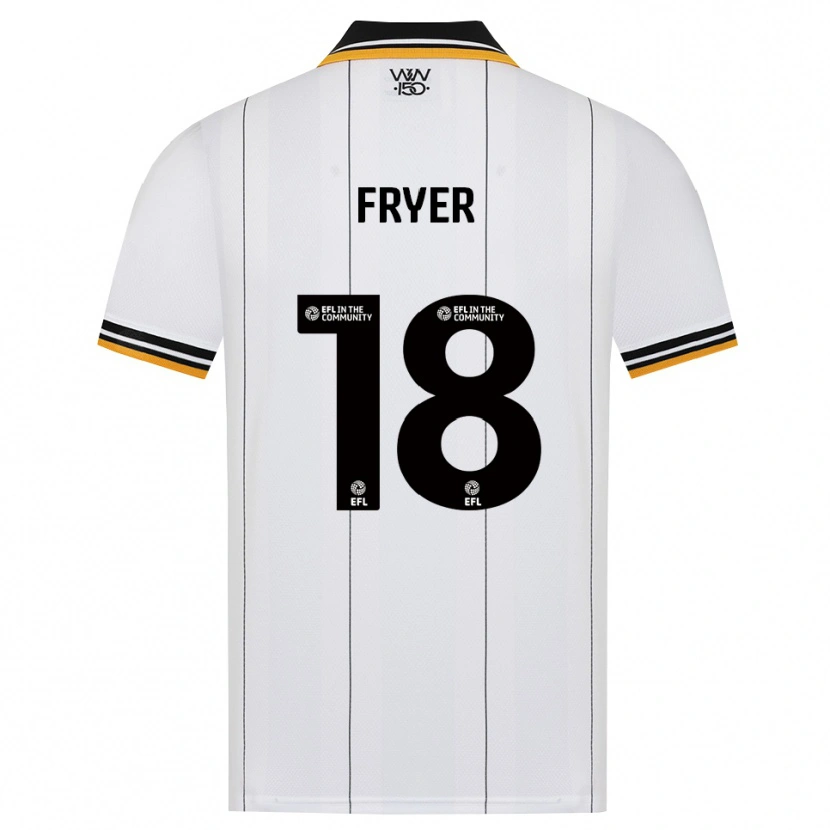 Danxen Niño Camiseta Hannah Fryer #18 Naranja Blanco Negro 2ª Equipación 2026/27 La Camisa