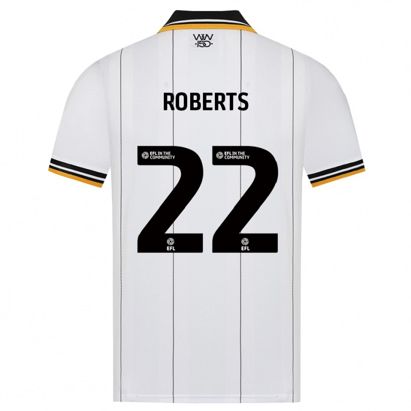 Danxen Niño Camiseta Beth Roberts #22 Naranja Blanco Negro 2ª Equipación 2026/27 La Camisa