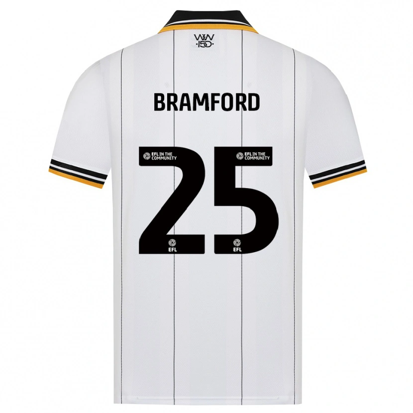 Danxen Niño Camiseta Sophie Bramford #25 Naranja Blanco Negro 2ª Equipación 2026/27 La Camisa
