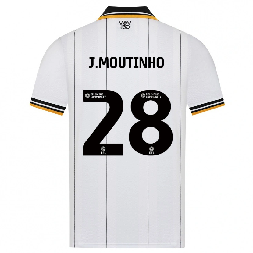 Danxen Niño Camiseta Joao Moutinho #28 Naranja Blanco Negro 2ª Equipación 2026/27 La Camisa