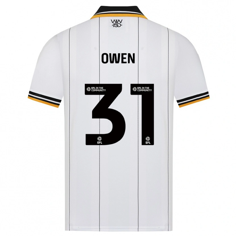 Danxen Niño Camiseta Skye Owen #31 Naranja Blanco Negro 2ª Equipación 2026/27 La Camisa