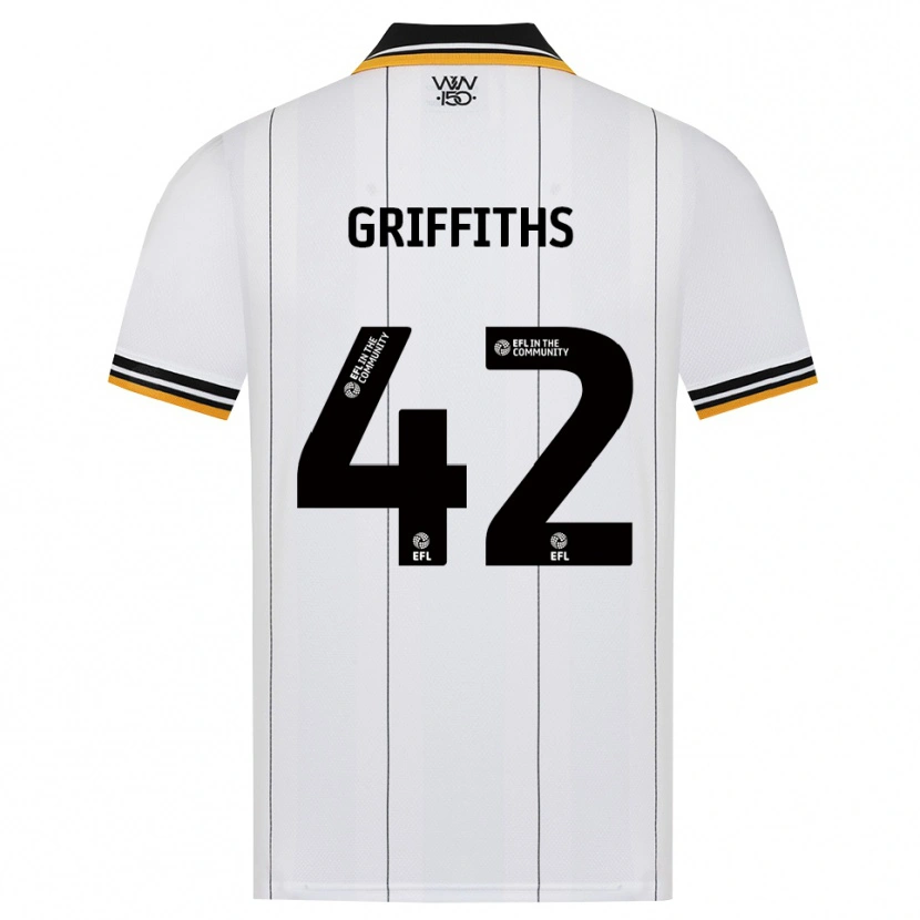 Danxen Niño Camiseta Harvey Griffiths #42 Naranja Blanco Negro 2ª Equipación 2026/27 La Camisa