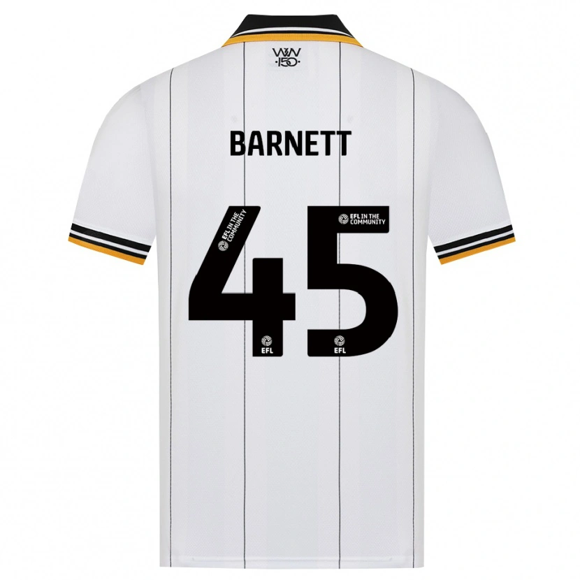 Danxen Niño Camiseta Ty Barnett #45 Naranja Blanco Negro 2ª Equipación 2026/27 La Camisa