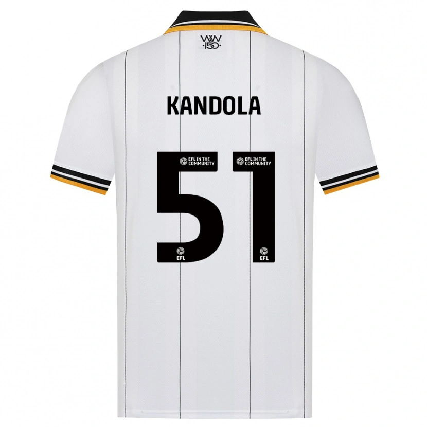 Danxen Niño Camiseta Kam Kandola #51 Naranja Blanco Negro 2ª Equipación 2026/27 La Camisa
