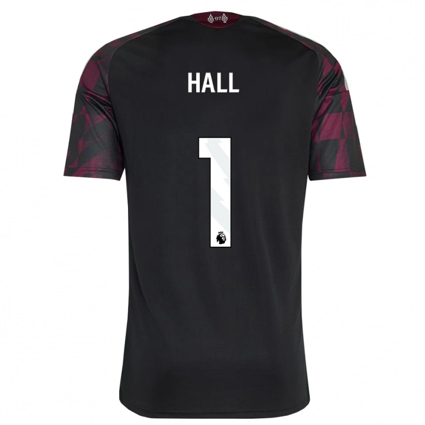 Danxen Niño Camiseta Bailey Hall #1 Negro Blanco Púrpura Equipación Tercera 2026/27 La Camisa