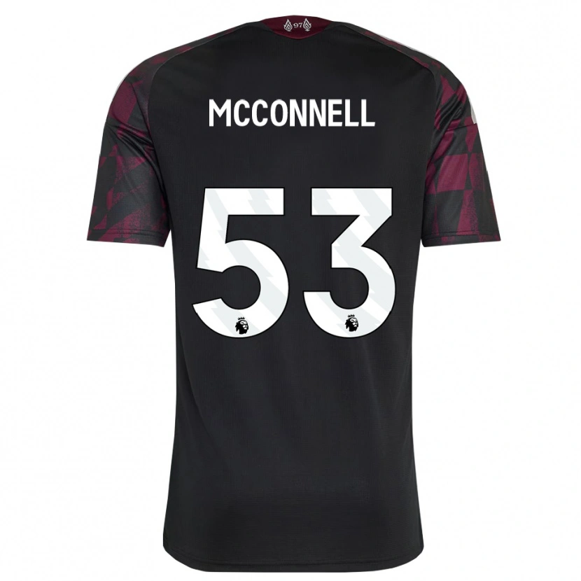 Danxen Niño Camiseta James Mcconnell #53 Negro Blanco Púrpura Equipación Tercera 2026/27 La Camisa