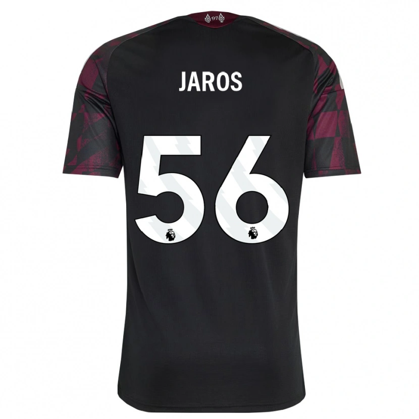 Danxen Niño Camiseta Vitezslav Jaros #56 Negro Blanco Púrpura Equipación Tercera 2026/27 La Camisa