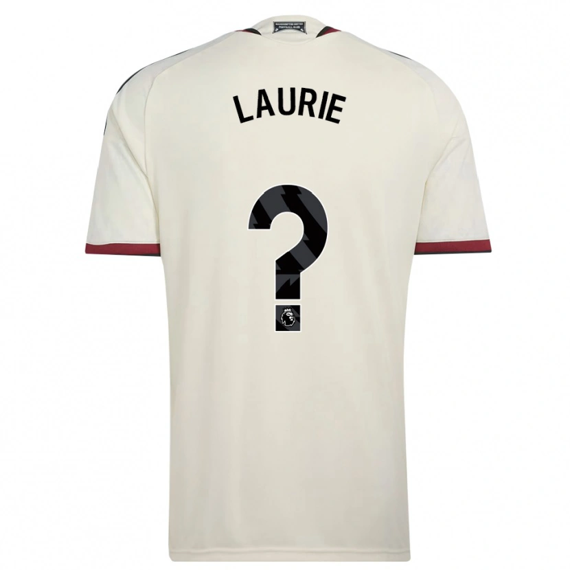 Danxen Niño Camiseta Connor Laurie #0 Beige Negro Rojo Equipación Tercera 2026/27 La Camisa