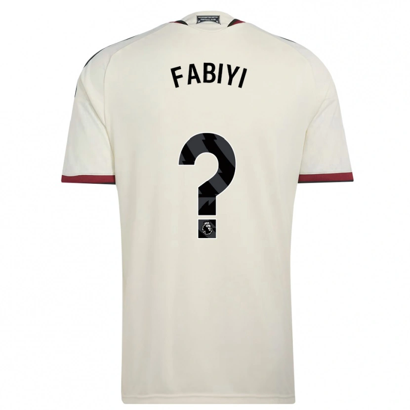 Danxen Niño Camiseta Idris Fabiyi #0 Beige Negro Rojo Equipación Tercera 2026/27 La Camisa