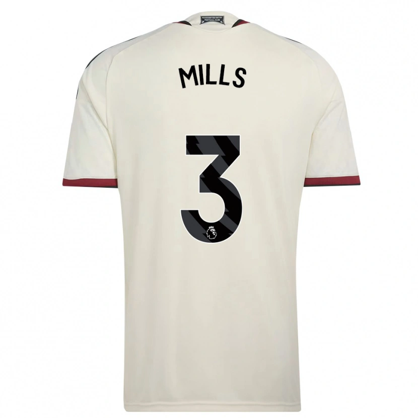 Danxen Niño Camiseta Albert Mills #3 Beige Negro Rojo Equipación Tercera 2026/27 La Camisa