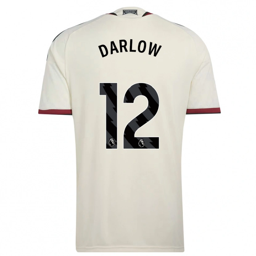 Danxen Niño Camiseta Karl Darlow #12 Beige Negro Rojo Equipación Tercera 2026/27 La Camisa