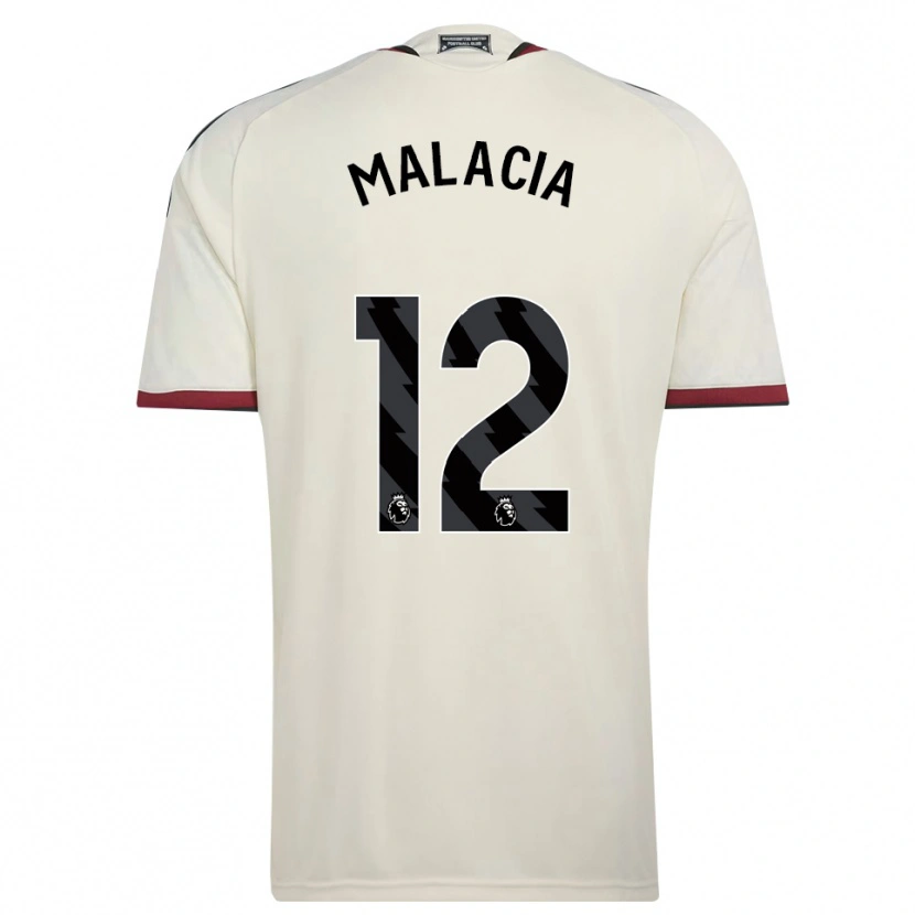 Danxen Niño Camiseta Tyrell Malacia #12 Beige Negro Rojo Equipación Tercera 2026/27 La Camisa