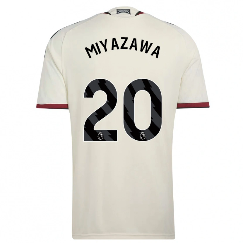Danxen Niño Camiseta Hinata Miyazawa #20 Beige Negro Rojo Equipación Tercera 2026/27 La Camisa