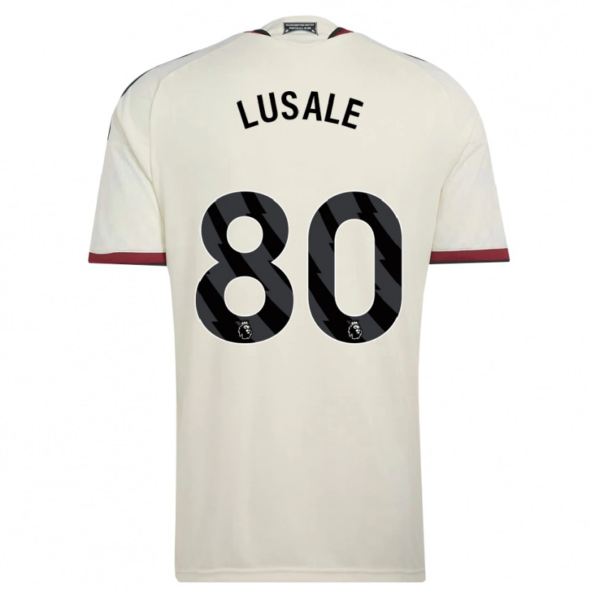 Danxen Niño Camiseta Samuel Lusale #80 Beige Negro Rojo Equipación Tercera 2026/27 La Camisa