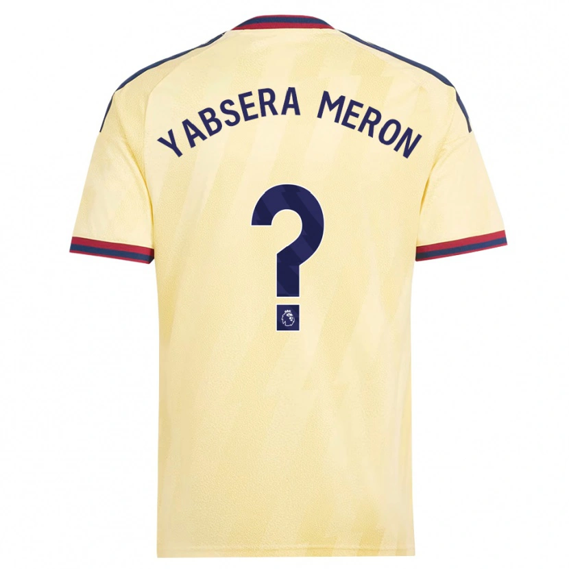 Danxen Niño Camiseta Yabsera Meron #0 Amarilloclaro Azulmedianoche Equipación Tercera 2026/27 La Camisa