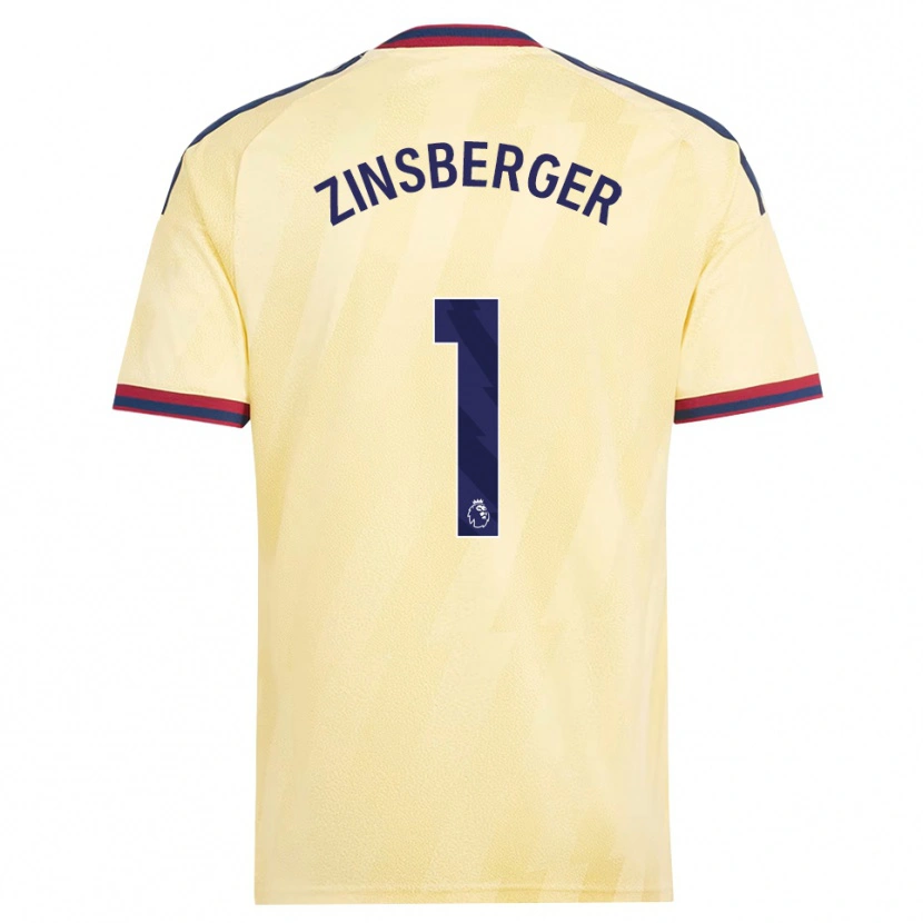 Danxen Niño Camiseta Manuela Zinsberger #1 Amarilloclaro Azulmedianoche Equipación Tercera 2026/27 La Camisa