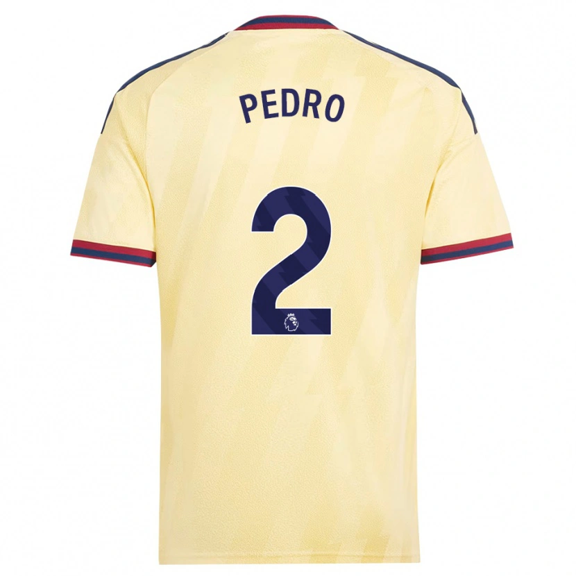 Danxen Niño Camiseta Angelinou Pedro #2 Amarilloclaro Azulmedianoche Equipación Tercera 2026/27 La Camisa