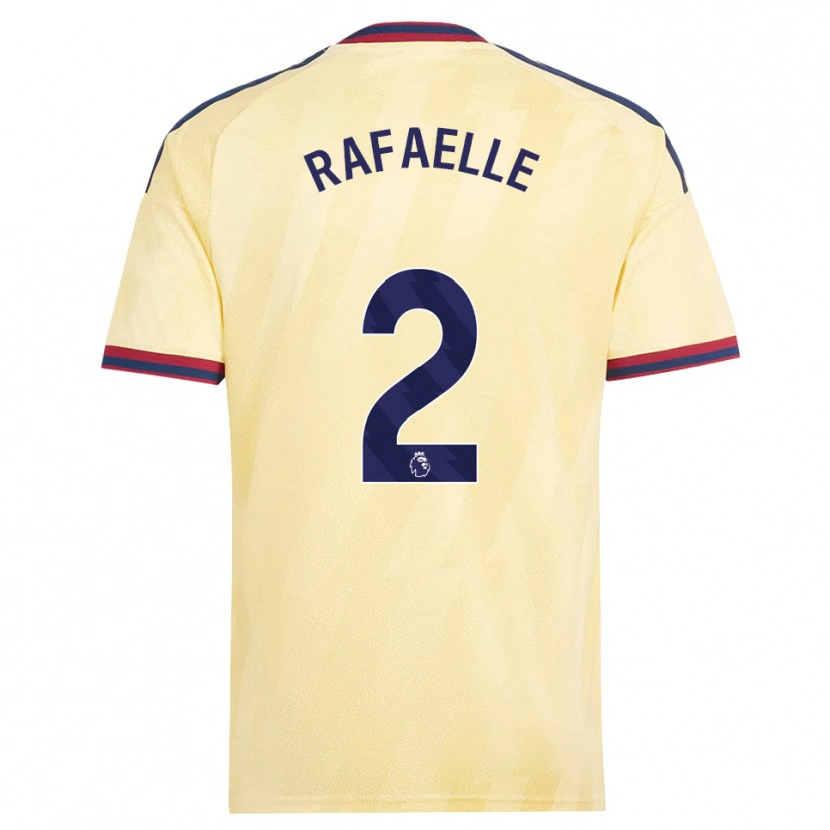 Danxen Niño Camiseta Rafaelle Souza #2 Amarilloclaro Azulmedianoche Equipación Tercera 2026/27 La Camisa