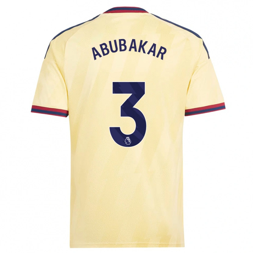 Danxen Niño Camiseta Hakeem Abubakar #3 Amarilloclaro Azulmedianoche Equipación Tercera 2026/27 La Camisa