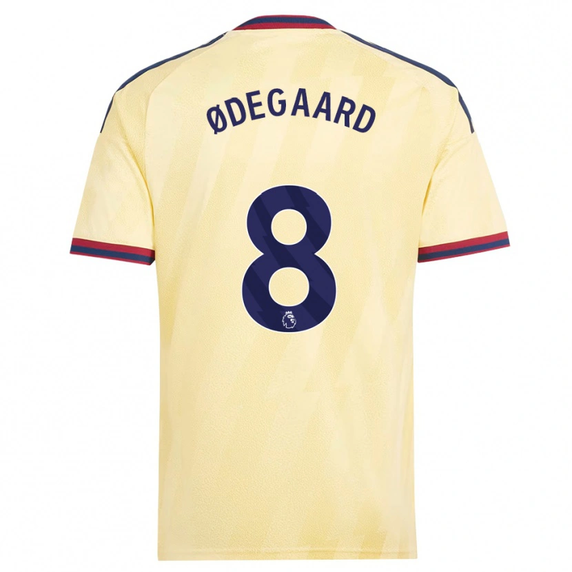 Danxen Niño Camiseta Martin Ødegaard #8 Amarilloclaro Azulmedianoche Equipación Tercera 2026/27 La Camisa