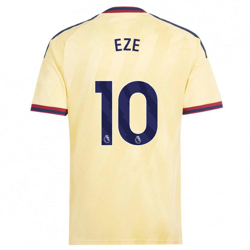 Danxen Niño Camiseta Eberechi Eze #10 Amarilloclaro Azulmedianoche Equipación Tercera 2026/27 La Camisa