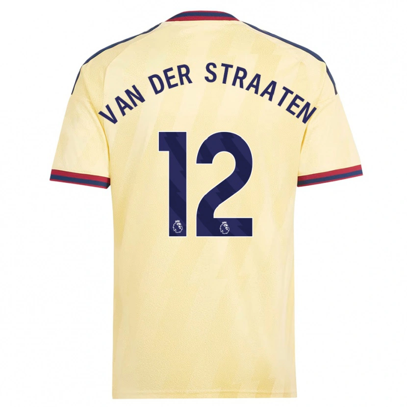 Danxen Niño Camiseta Zachary Van Der Straaten #12 Amarilloclaro Azulmedianoche Equipación Tercera 2026/27 La Camisa