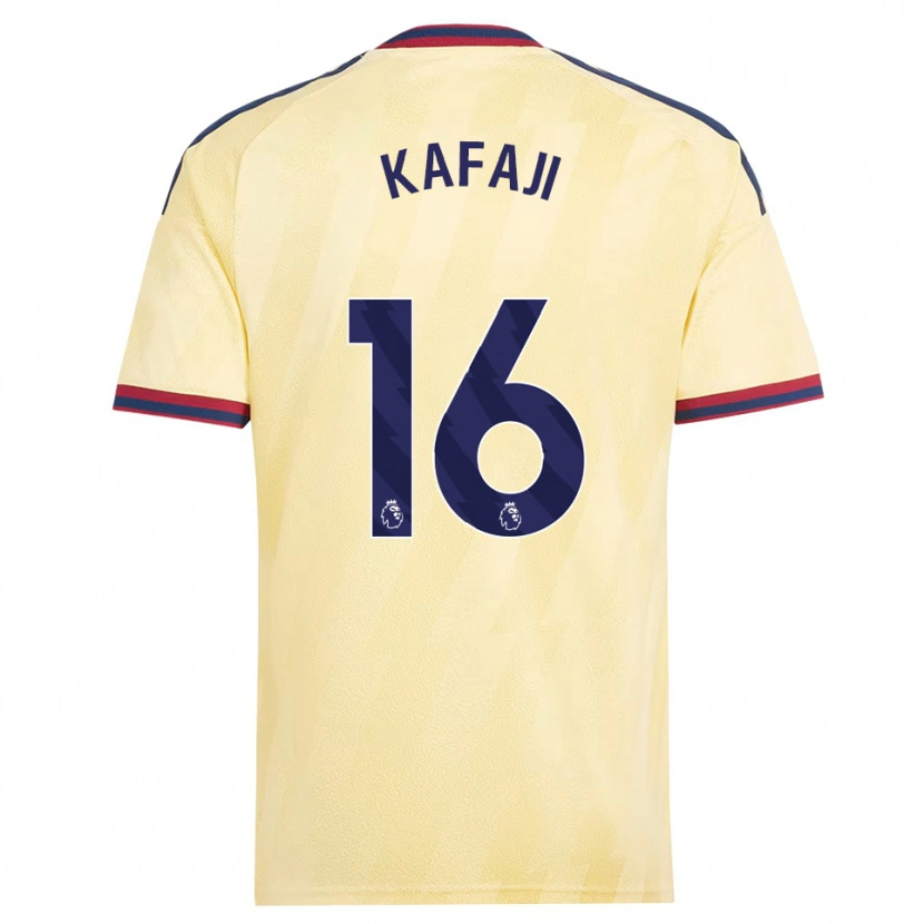 Danxen Niño Camiseta Rosa Kafaji #16 Amarilloclaro Azulmedianoche Equipación Tercera 2026/27 La Camisa
