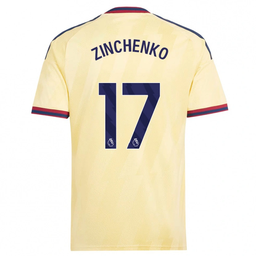Danxen Niño Camiseta Oleksandr Zinchenko #17 Amarilloclaro Azulmedianoche Equipación Tercera 2026/27 La Camisa