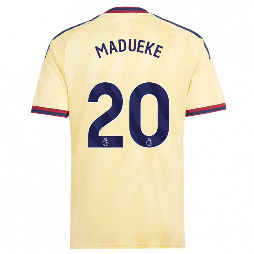 Danxen Niño Camiseta Noni Madueke #20 Amarilloclaro Azulmedianoche Equipación Tercera 2026/27 La Camisa