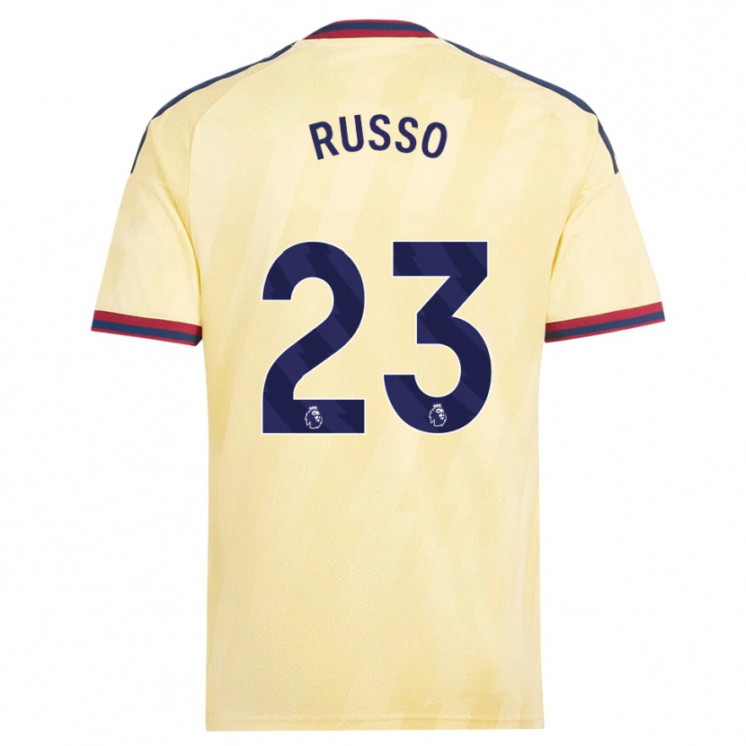 Danxen Niño Camiseta Alessia Russo #23 Amarilloclaro Azulmedianoche Equipación Tercera 2026/27 La Camisa