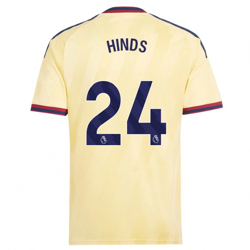 Danxen Niño Camiseta Taylor Hinds #24 Amarilloclaro Azulmedianoche Equipación Tercera 2026/27 La Camisa