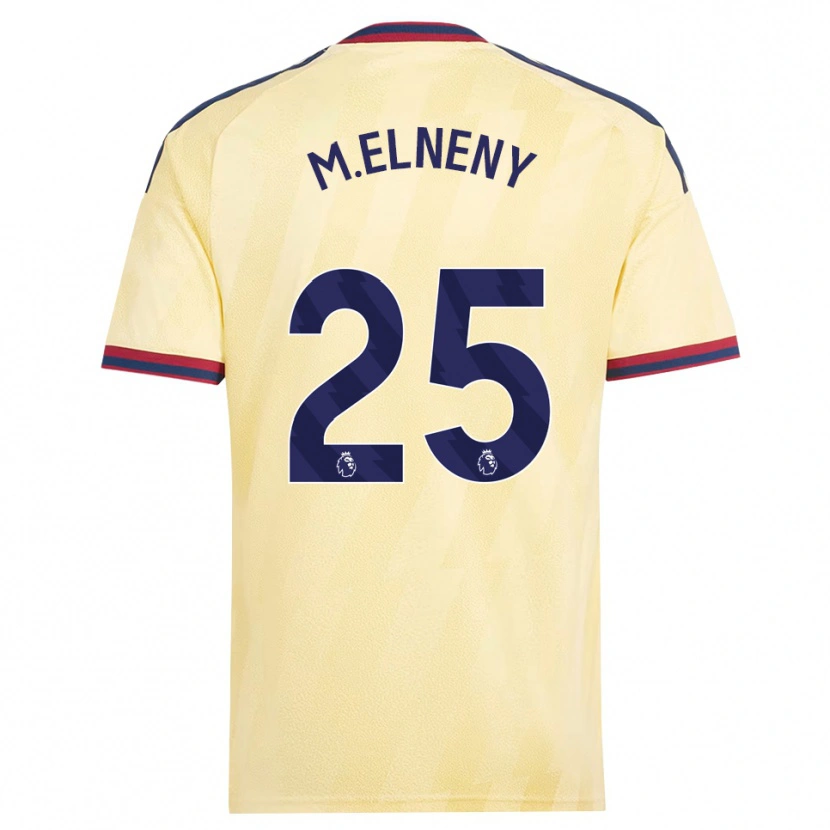 Danxen Niño Camiseta Mohamed Elneny #25 Amarilloclaro Azulmedianoche Equipación Tercera 2026/27 La Camisa