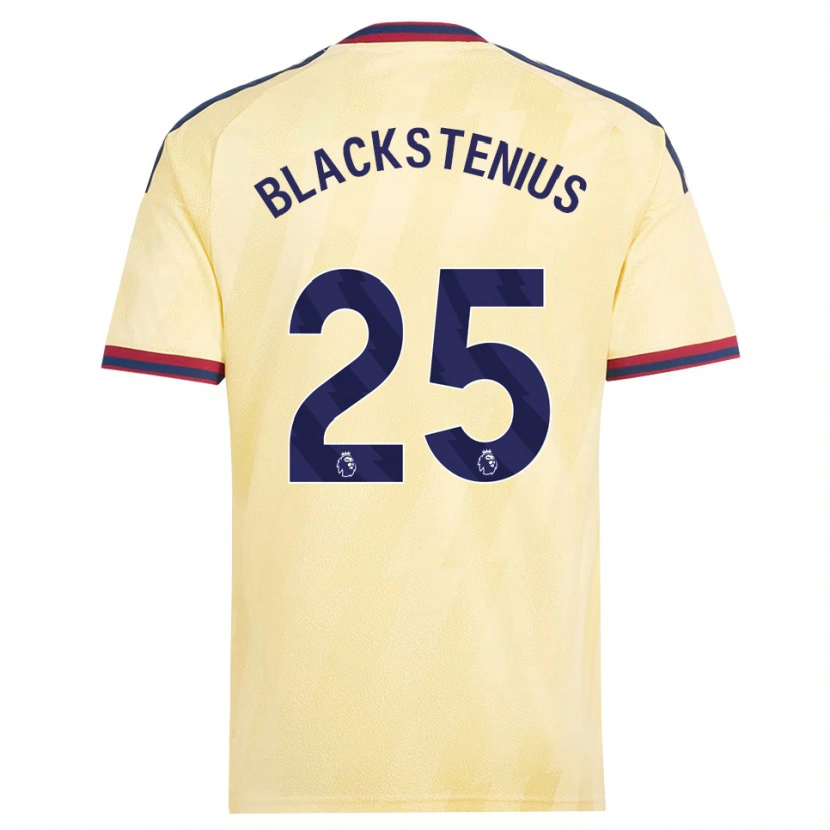 Danxen Niño Camiseta Stina Blackstenius #25 Amarilloclaro Azulmedianoche Equipación Tercera 2026/27 La Camisa