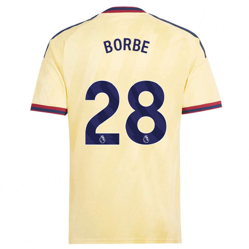 Danxen Niño Camiseta Anneke Borbe #28 Amarilloclaro Azulmedianoche Equipación Tercera 2026/27 La Camisa