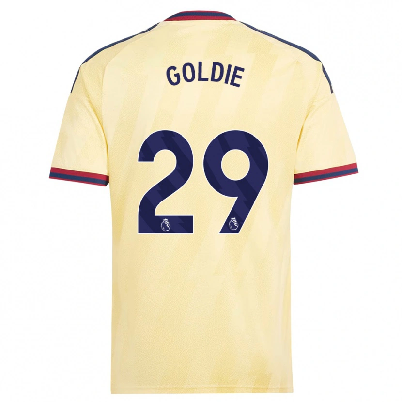 Danxen Niño Camiseta Teyah Goldie #29 Amarilloclaro Azulmedianoche Equipación Tercera 2026/27 La Camisa