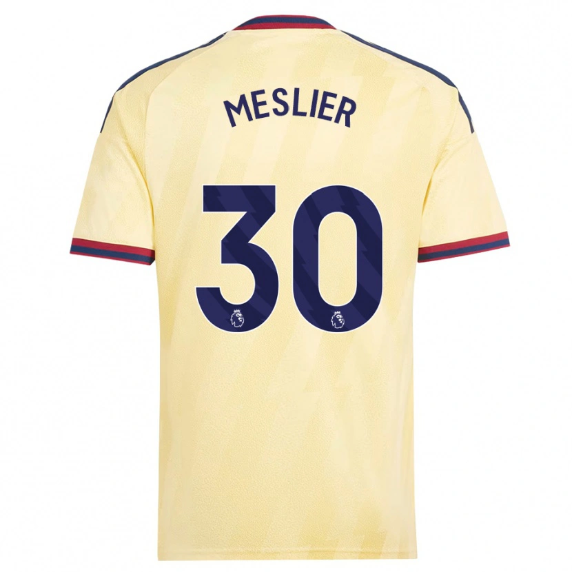 Danxen Niño Camiseta Illan Meslier #30 Amarilloclaro Azulmedianoche Equipación Tercera 2026/27 La Camisa