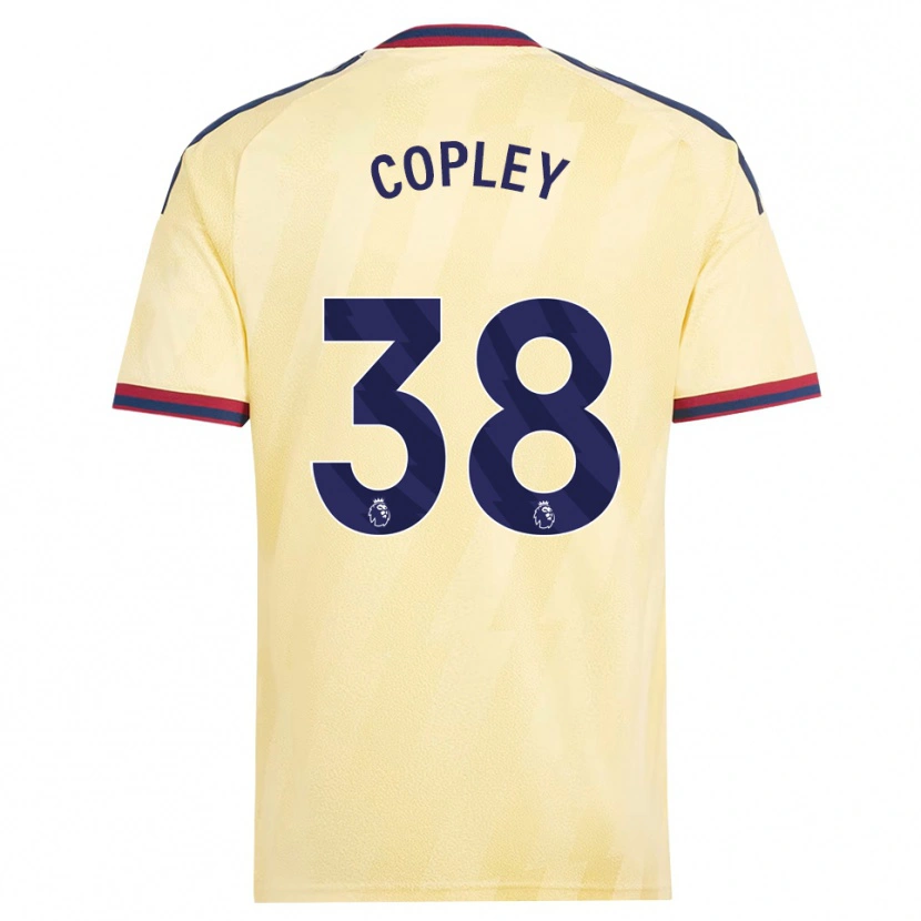 Danxen Niño Camiseta Louie Copley #38 Amarilloclaro Azulmedianoche Equipación Tercera 2026/27 La Camisa