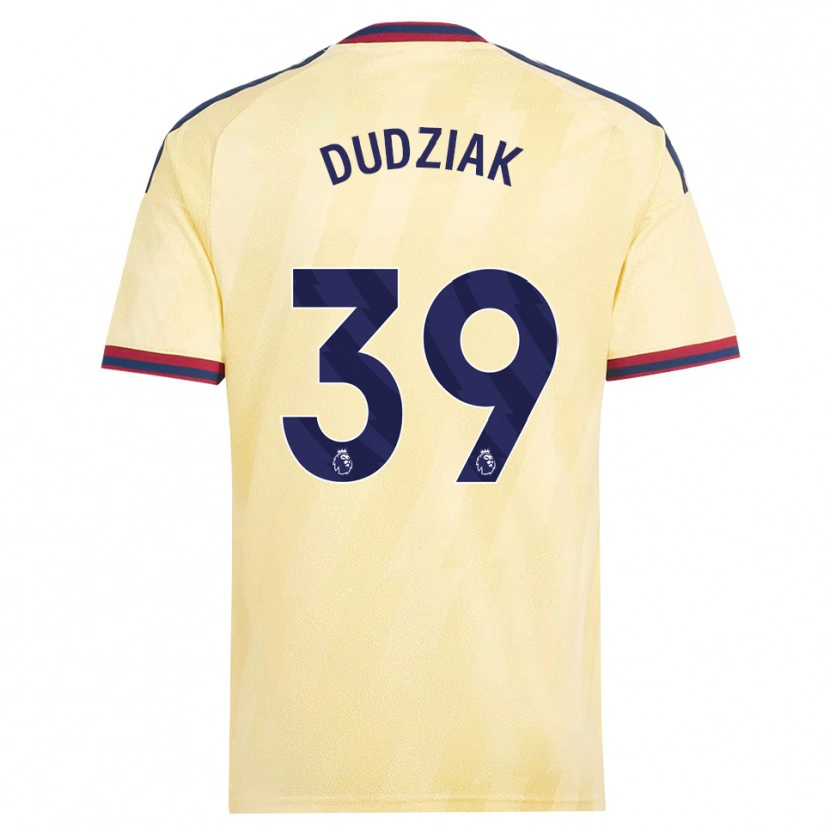 Danxen Niño Camiseta Harrison Dudziak #39 Amarilloclaro Azulmedianoche Equipación Tercera 2026/27 La Camisa